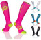 SPORT KOMPRESSIONSSTRUMPF Under Pressure ULTRALIGHT (Kompression: 20-22mmHg) Höchste Qualität-Made in Germany! (neon pink, Gr. 35-38 (Wadenumfang: 28-38cm))