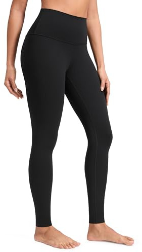 CRZ YOGA Butterluxe Extra Long Leggings for Tall Women 31 Inches - High Waisted Athletic Workout Soft Yoga Pants Black Medium