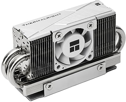 Thermalright HR10 2280 PRO - Disipador de calor SSD, doble cara, con ventilador PWM pequeño y rápido, almohadilla de silicona térmica para PC y ordenador SSD 2280