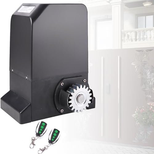 TAHALI Ouvre-Porte Coulissant Automatique, Moteur de Portail électrique à entraînement par crémaillère pour portails coulissants d'allée Lourds, opérateur de Portail