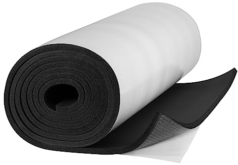 SIMPLEFLEX Tappetini isolanti autoadesivi 9 mm – 1 m x 1 m isolamento in gomma