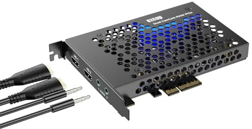 docooler Scheda di acquisizione giochi interna Dual CamLink PCle, registrazione e streaming live per videocamere per sistemi di gioco