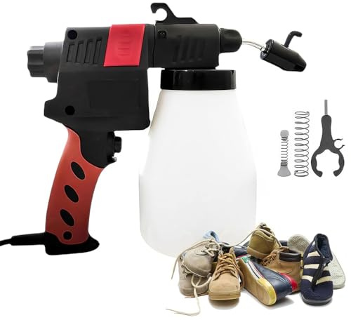 Pistola Eléctrica para Limpieza De Manchas De Textiles, Pistola Pulverizadora Atomizadora Ajustable De 65 W, Limpieza A Alta Presión De 0,8 Mpa, Herramienta Especial para Serigrafía