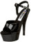 Pleaser Juliet 209, Damen Sandalen, Schwarz, 43