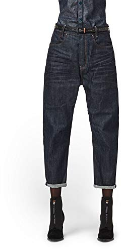 G-Star Para Mujer Jeans C-Staq 3D Boyfriend Cropped C, Azul (3d raw denim D17869-B988-1241), 24W / 32L