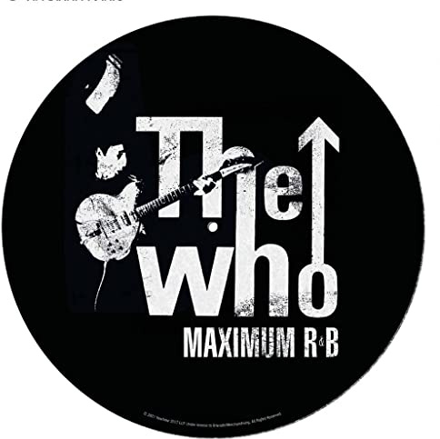 The Who Turntable Record Slip Matte zum Mixen, DJ-Kratzen und Heimhören, Maximum R&B-Design, offizielles Lizenzprodukt