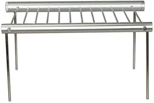 Griglia a Gas Mini griglia per Barbecue Portatile in Acciaio Inossidabile Campeggio all'aperto Zaino in Spalla Picnic Griglia per Barbecue a Carbone Pieghevole