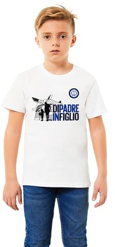 Inter T-Shirt di Padre in Figlio, Cotone, Bianca
