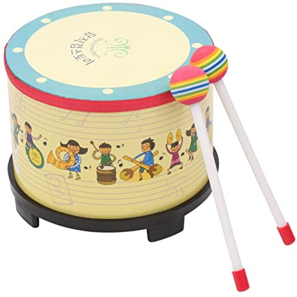 Generic, Bongos For Kids Kids Drum Set Wooden Floor Drum Musical Education Club