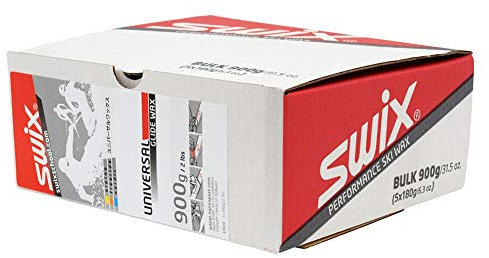 Swix U900 Universal Glide Ski/Snowboard Wax 900g. (5x180g) Wachs, durchsichtig, Einheitsgröße