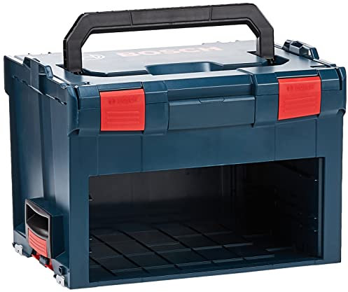 Bosch L-Boxx-3D Aufbewahrungsbox mit Platz für herausnehmbare Schubladen, blau