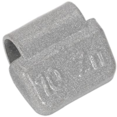 Sealey Wwah10 Wheel Weight 10G Hammer-On Plastic Coated Zinc Alloy Wheels 100Pc