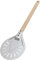 CTForest Perforierte Pizza Peel, Aluminium Pizzaschaufel, Holzgriff Antihaft Pizza Schaufel, Silber, 18*55.2cm/7.08*21.73in, Pizzaschaufel