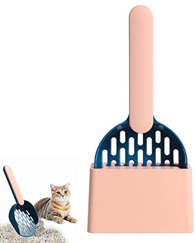 Katzen Schaufel Katzenstreu Schaufel Kunststoff Katzen Schaufel mit Griff Kleine Katzenstreu Schaufel Katzenklo Schaufel Katzenstreuschaufel Streuschaufel Litter Scoop Katzen Schaufel für Haustier