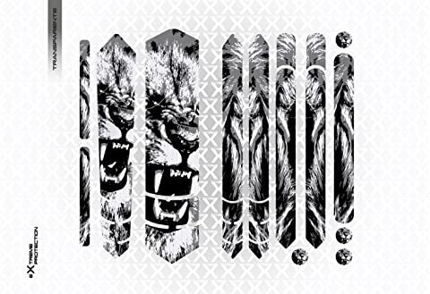 Rahmenschutz Extreme Löwe transparent - Klebefolie Fahrrad