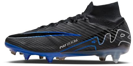 Nike Herren Zoom Superfly 9 Elite Sg-Proac Fußballschuh, Schwarz Blau Black Chrome Hyper Royal, 43 EU