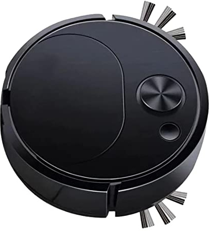 Robot Aspirapolvere Automatico, Aspirapolvere Robot Intelligente Pulitore Automatico per Pavimenti Ricaricabile a Basso Rumore Robot Spazzante 3 in 1 per Macchie di Polvere di