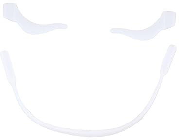 Artibetter Brillenhalter Umhängeband Universelle Passform Brillenhalter Aus Weichem Silikon Ohr für Jungen und Mädchen Weiß