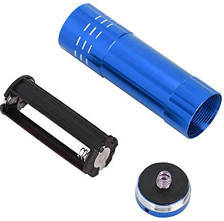 Eier-Inkubator-Tester, Kerzenlampe, 9 Lichter, Helles Kaltschlüpfgeflügel-Zubehör, Eierkerzenlampe, Eierkerzen-Blitzlicht, Bruteier-Licht (BLUE)