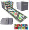 LPQKCcY Spielzeug Garage für Autos, 3 In1 Faltbar Auto Garage Kinder mit 20 Autos, Garage Spielzeug mit Tragegriff, KapazitäT Von 200+ Spielzeugautos