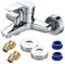 GGesii Bad Armatur Badewanne, Einhebel Wandmontage Duscharmatur 1/2 Zoll, Brauseabgang und Wannenfüll, Badewannenarmatur Wannenarmatur, für Badewanne und Dusche