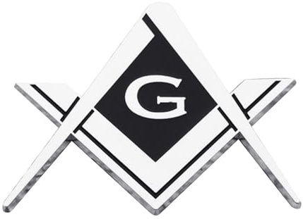 Freemason Masonic Autocollant pour emblème de voiture, adhésif puissant, pour moto automobile, vélo, installation facile