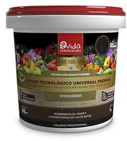 Garden Center Shop | Fertinagro Vida Abono Tecnológico Universal Premium 1kg | Fertilizante NPK con Micronutrientes, altos Aminoácidos |Ornamentales, Jardín y Césped | Nutrición Completa y Crecimiento