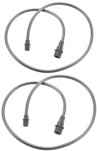PENIKOKO 2 St Koppningsförlängningsrör Elastisk Transparent Universalkoppling Passar Hemmakoppningsset och Vakuumpumpar Enkel Rengöring och Tätningssäker