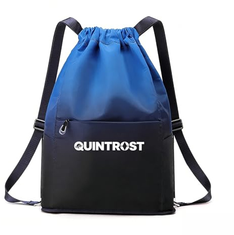 Quintrost Sacca Sportiva con Cordone, Grande Capacità Zaino Sportiva con Coulisse Nylon, Impermeabile Borsa da Palestra per Donna Uomo Unisex, Zaino Palestra per Piscina Viaggio Yoga