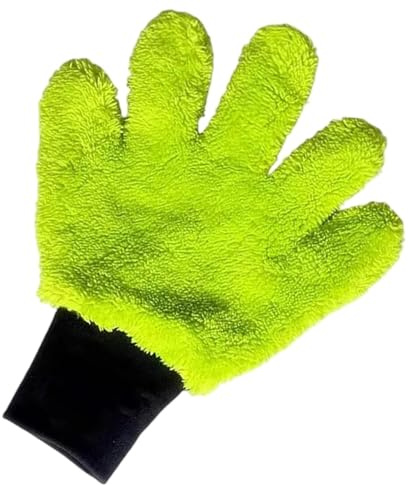 Yhsioaklo Manopla de limpieza de coche | Guantes de lavado sin arañazos para detalles | Accesorios de lavado para cocina y uso doméstico | Limpiador automotriz de microfibra | Herramienta de