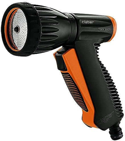 Claber 87244 BL. Pistola Multi-Jet 9563, Nero/Arancione/Grigio, 160x60x220 cm