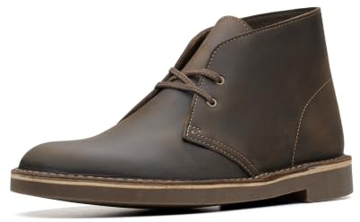 Clarks Collection Mens Bushacre 2 Ankle Boots, Beeswax Leather, 7.5 Medium US
