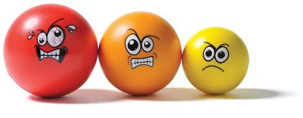 Gift Republic - Stressball 3er Set Stress Spielzeug | Anti Stress Spielzeug | Anti Stress Ball Toy | Stressball Erwachsene | Stressball lustig für Erwachsene | Geschenk an Weihnachten, Geburtstag