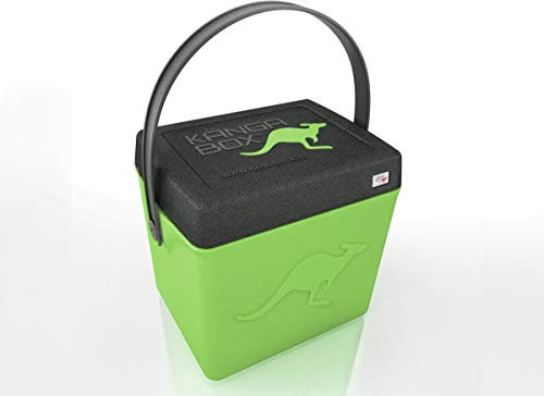 Kängabox® Kühlbox 20 Liter grün Trip - Isolierbox für kalt & warm. Made in Germany, Outdoor Thermobox für Camping, Grillen, Picknick & Garten