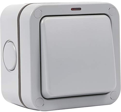 United Electrical SFG01 20amp Single Weatherproof Outdoor Switch IP66 Rated