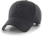 '47 MLB Los Angeles Dodgers MVP Unisex-Baseballkappe, Verstellbar, Hochwertiges Design und Verarbeitung, Black Logo, Black
