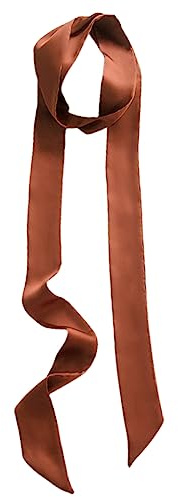 Traziewell Ladies Scarf Silk Women's Silk Scarf Thin Skinny Scarf Boyfriend Tie Necktie Choker SCF00111