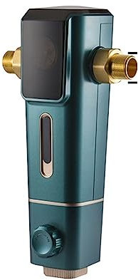 Purificador de prefiltro Filtro de agua de sedimento giratorio for toda la casa, de prefiltro central, malla de acero inoxidable de retrolavado Filtración debajo del fregadero y sobre la encimer(QZ02D