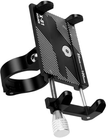 Generico Supporto per Telefono per Bici - Montaggio Telefono Bicicletta Regolabile,Accessorio Ciclismo per Navigazione Video Chiamate Pendolarismo Viaggio
