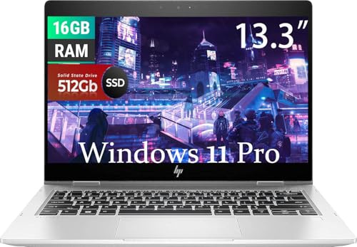 HP Elitebook 830 G6 Ordinateur portable professionnel, écran 13,3 (1920 x 1080), Intel Core i5-8265U 1,6 GHz, RAM 16 Go, SSD 512 Go, CAM, HDMI, Windows 11 Pro (renouvelé)