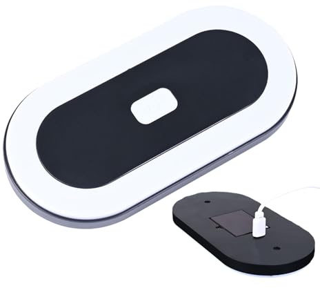 interne per auto - Lampada da lettura magnetica ricaricabile senza fili, luce automatica a LED bicolore, illuminazione morbida antiriflesso | Luce portatile per cabina di veicolo per cruscotto, b