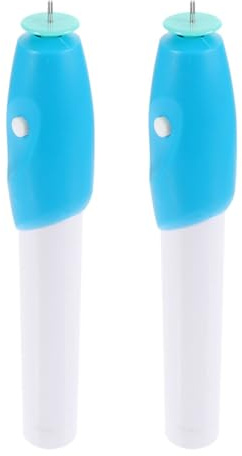 PRETYZOOM 2 pièces Stylo Électrique pour Quilling Portable Outil DIY pour Papier Accessoires de Bricolage avec Design Simple et Bords Arrondis Adapté Aux Débutants et Loisirs Créatifs