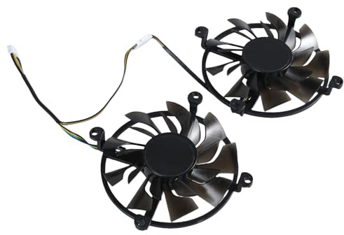 YROHGKPN Ventola per scheda grafica da 86 mm con connettori a 4 pin per GTX1060 GTX960 GTX950 migliora la dissipazione del calore