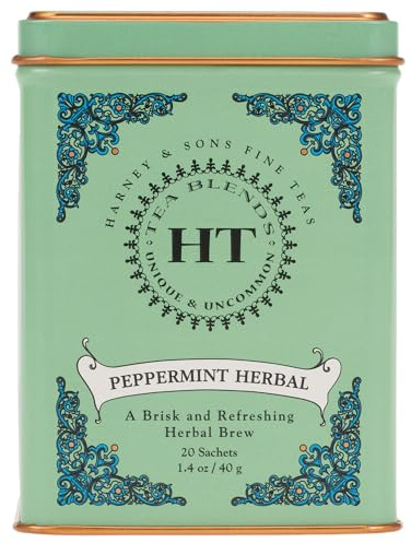 Harney & Sons Peppermint Herbal Tin, 20 Count