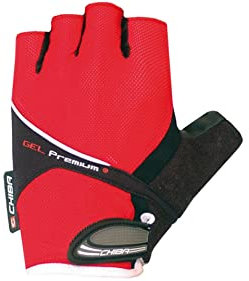 Chiba Radhandschuh Gel Premium, rot,
