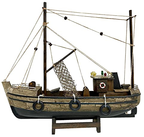 Cutter fiskebåt fiske cutter fartyg modell träfartyg 30cm inget kit