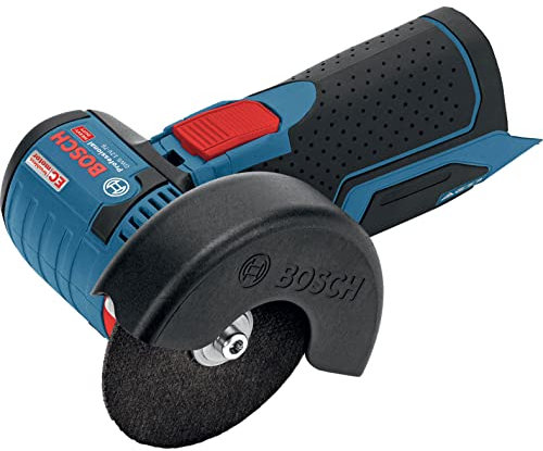 Bosch Professional 12V System GWS 12V-76 cordless angle grinder (three cutting discs, disc diameter: 76 mm, without battery/charger)