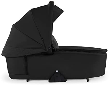 hauck Babywanne mit Memory-Knöpfen für Walk N Care Kinderwagen für Neugeborene ab Geburt bis 9 kg, UPF 50+, XXL Panoramafenster, Weiche Poslterung, Klein Zusammenklappbar (Black)