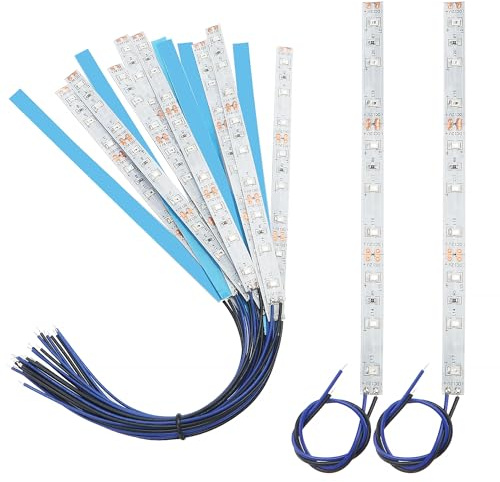 YIXISI 15 ST 150mm Förkopplad LED List, 2335 SMD LED Lampa, 12V - 18V LED List, Blå