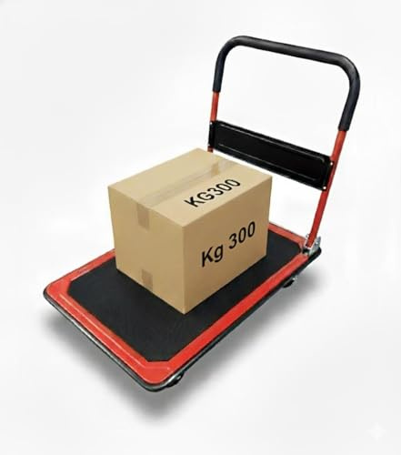 Mondospa Carrello manuale 4 ruote 300 kg uso professionale